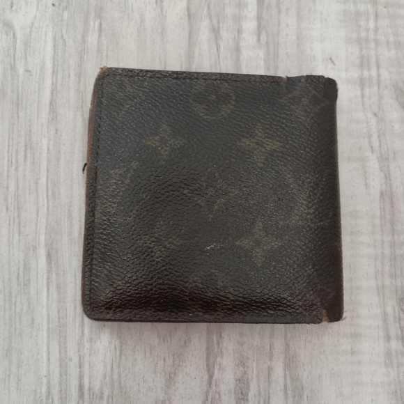 Louis Vuitton Bifold Wallet Leather Brown Authentic - Picture 5 of 14